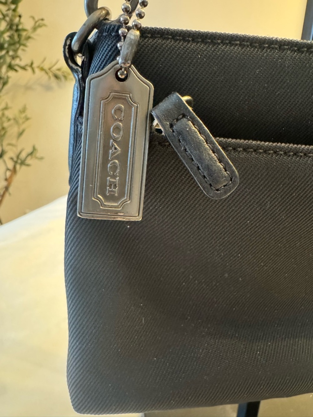 Coach Mercer Demi Hand/Shoulder Bag Convertible to Wristlet Nylon w Leather Trim - Picture 2 of 15